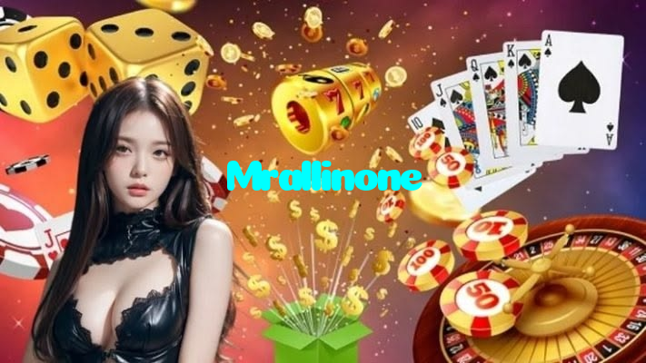 Mrallinone casino presented on mobile device in Pakistan with slots and live games